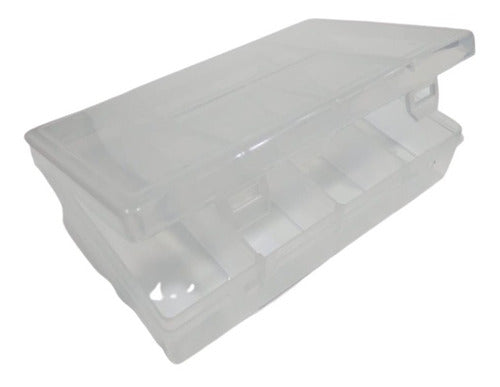 Gema Plastic Organizer Box 5 Divisions Fishing x 5 Uni Bijou 2