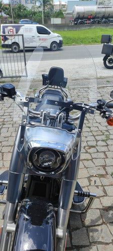 Bolha Parabrisa Moto Harley Davidson Fat Boy 62x47 - Cristal 5