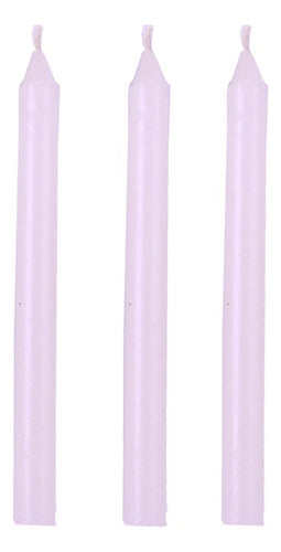 Pack of 100 Long Plain Candles 3