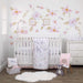 Nojo Watercolor Deer 4 Piezas Nursery Crib Bedding Set, Rosa 0