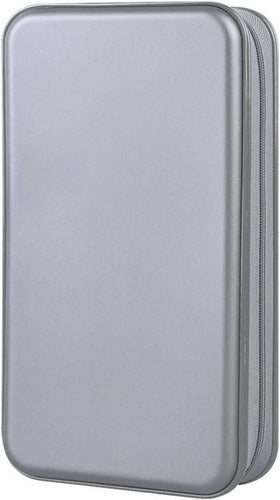 Porta Cd Dvd - Estuche Portatil - Capacidad 96u. - Gris 0