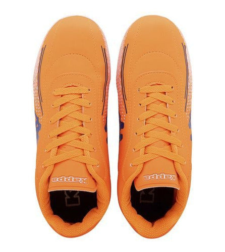 Kappa Tivoli FG Soccer Cleats Orange Blue Grey 3