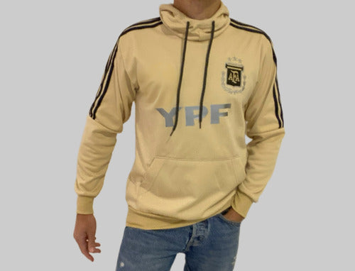 Generic Golden Hoodie of the Argentina National Team AFA 0