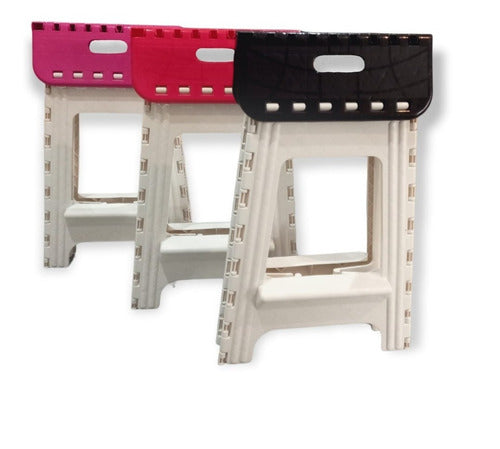 Folding Plastic High Bench Reinforced Colors 19