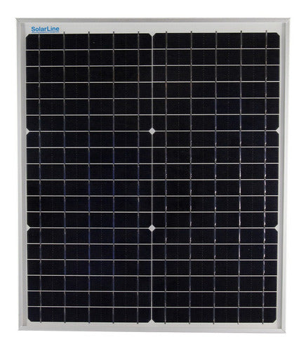 SolarLine Panel Solar Policristalino 20 Watts P/ Casa Rural Obrador 0