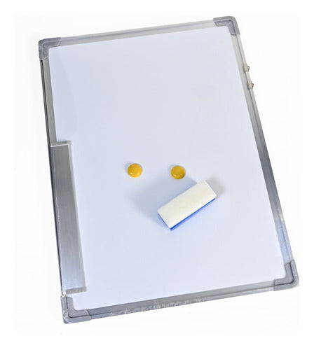 Goldin Pape Magnetic Whiteboard Aluminum Frame 60x90 0