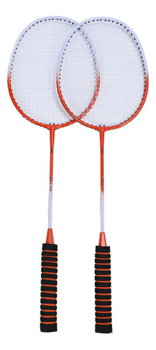 Conjunto De Badminton Vermelho Para Raquete Profissional De 0