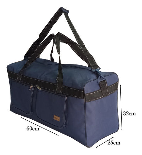 Large Blue Travel Bag N3, Reinforced, Waterproof 1