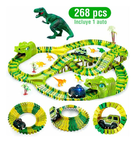 Dino Magic Track Large Flexible Dinosaur Cars Track 3