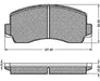 Pastilla De Freno Mitsubishi Sapporo 2000 79/82 Delantera 0
