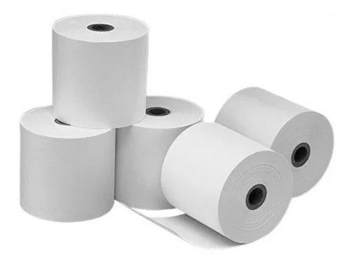 Medoro Thermal Paper Roll 80x30 Meters White Plain - Pack of 10 0