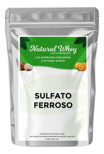 Natural Whey Suplementos Sulfato Ferroso / De Hierro Monohidratado Azul 1 Kilo 0