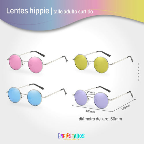 Hippie Lennon Glasses Party Round Sunglasses x20 4