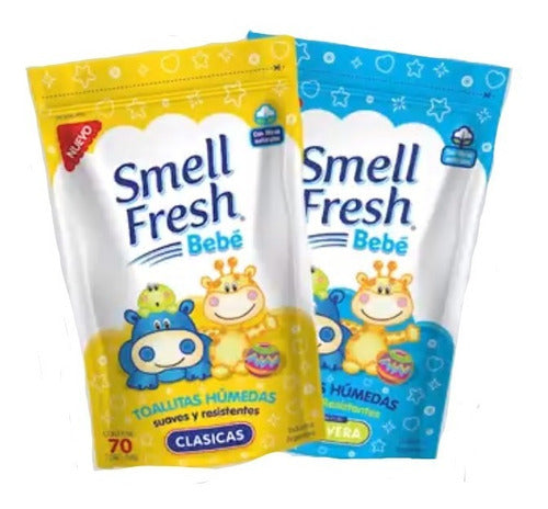 Smell Fresh Baby Wet Wipes X 70 Units 0