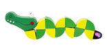 C&T Articulated Crocodile Fidget Toy Wooden Stress Relief 0