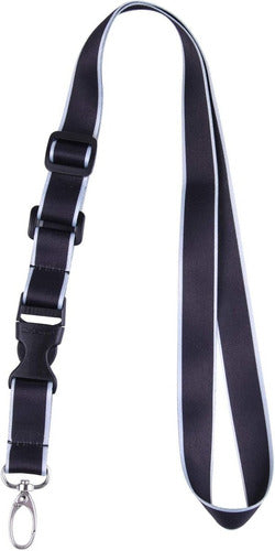 Wisdompro Adjustable Polyester Neck Strap Lanyard (Black) 0