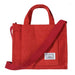 Set of 2 Small Women's Handbags Crossbody Shoulder Bag in Soft Corduroy Fabric 41