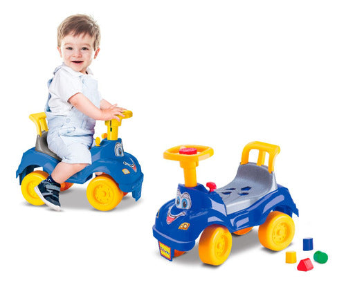 Totoka Andador Infantil Motoca Bebê Totokinha Triciclo  Azul 0