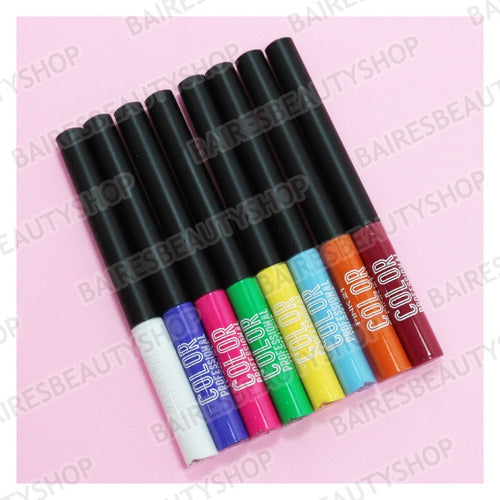 Pink 21 Neon Fluorescent Liquid Eyeliner with Brush 4