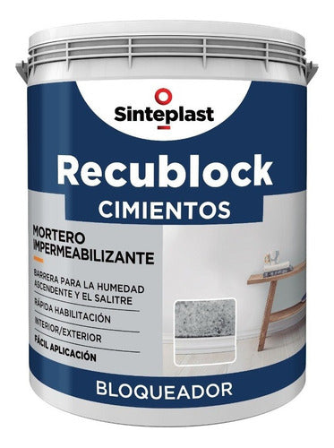Sinteplast | Recublock Waterproofing Mortar for Foundations | 5kg 0
