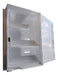 Tricolor Wall Cabinet with Mirror for Bathroom - 3 Levels 49x32x11 2