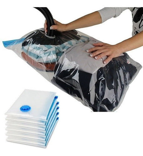 Everest Vacuum Storage Bag for Clothes - Reduces Space 80x130 cm 1