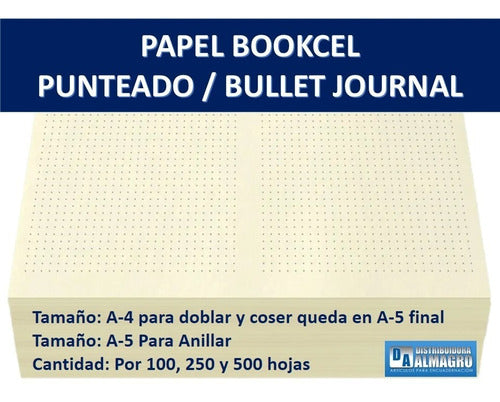 Bookcel Dotted Bullet Journal Paper A4 x 250 Sheets Final A5 1