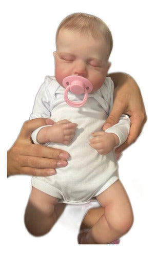 Maria Mendez Realistic Baby 50 Cm, Fabric Body 0