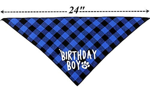 Jpb Perro Cumpleaños Niño Bandana 1