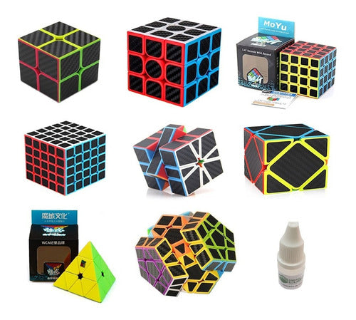 Moyu Cubo Rubik Combo Carbono 3 A Eleccion Local A La Calle 0