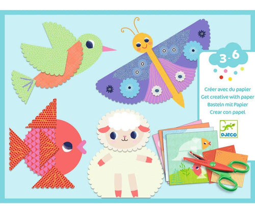 Djeco Creativity Set Create With Paper 3-6 Years 3