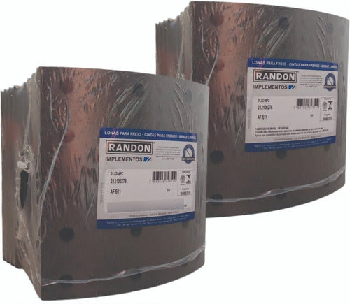 Randon Original CA33X Brake Lining - First Size 4