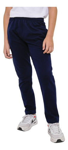 Clothing Basics Collegiate Rustico Cotton Jogging Pants - Blue 0