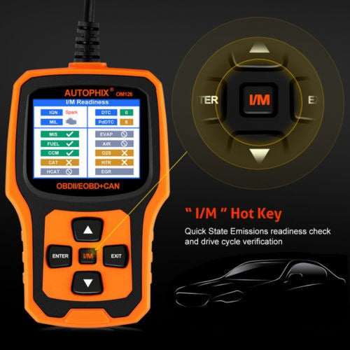 Automotriz Obdii Escáner De Código Autophix Om126 Obd Obd2 L 1