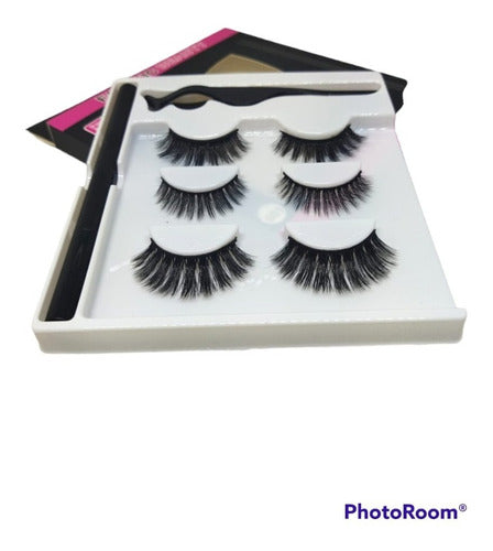 Fanatic Beauty Magnetic Lashes 3 Pairs Glam Sexy Volume 1