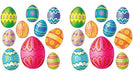 Beistle 20 Pieces Colorful Happy Easter Cutouts 0