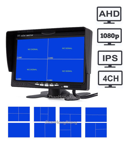 Kit De Monitor De Camaras De Seguridad Para Vehiculo, Sistem 2