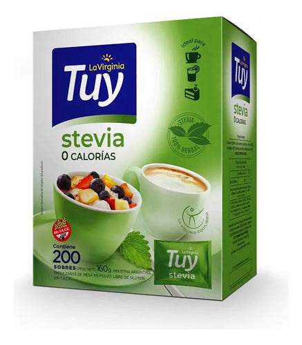 Tuy Stevia Powder Sweetener X 50 Packets 1