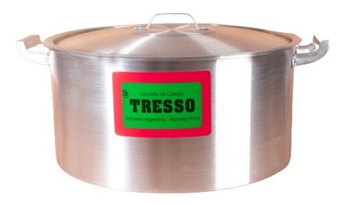 Tresso Gastronomic Casserole Reinforced N°30 10 Liters - Aluminum 0