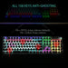 Teclado Mecánico De Juego Con Luces Led De Arcoíris 5