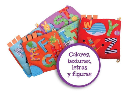 Libro De Tela Con Actividades Sonidos Texturas Para Bebe 2