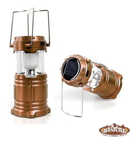 Gran Aventura Rechargeable Camping Lantern, Bronze Color 0