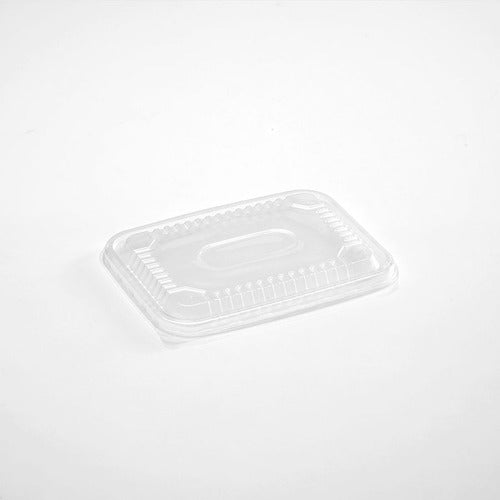 Disposable Plastic Tray 102 Heat Resistant with Lid (Pack of 100) 5