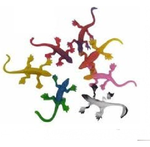 Patrimar Bicolor Plastic Lizards Miniatures X 36u 0