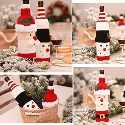 Youmay Handmade Christmas Wine Bottle Covers 4