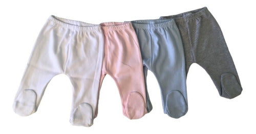 Planeta Lulu Pantalón Ranita Para Bebe Pie Cerrado Puro Algodón 1