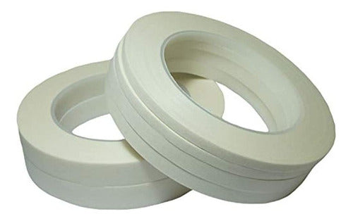 KASVER URUGUAY White Masking Tape Pack of 6 - 0.60 Inches 0