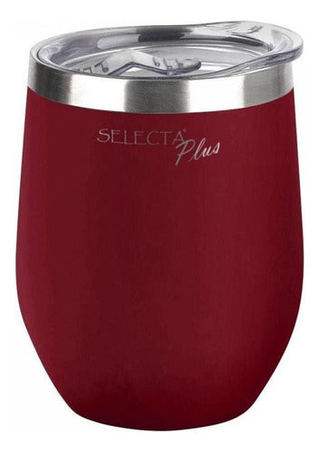 Selecta Mate Vaso Térmico Con Tapa 350 Ml Doble Pared Varios Colores 0