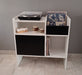 Vinyl Record Player and Albums Table Furniture with Shelf In Stock 19