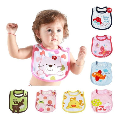 Carter's Animal Shapes Heart Bibs for Baby Boy and Girl Pack of 2 19
